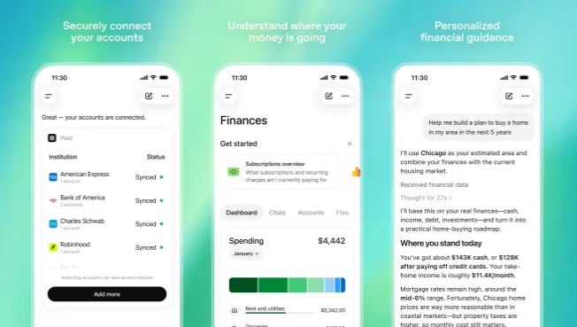 OpenAI推出ChatGPT个人理财工具：引入GPT-5. 5 并支持连接万家银行账户OpenAI于5月15日面向美国ChatGPT Pro订阅用户推出了个人理财工具预览版，标志着生成式AI正式深度切入高敏感度的垂直金融场景