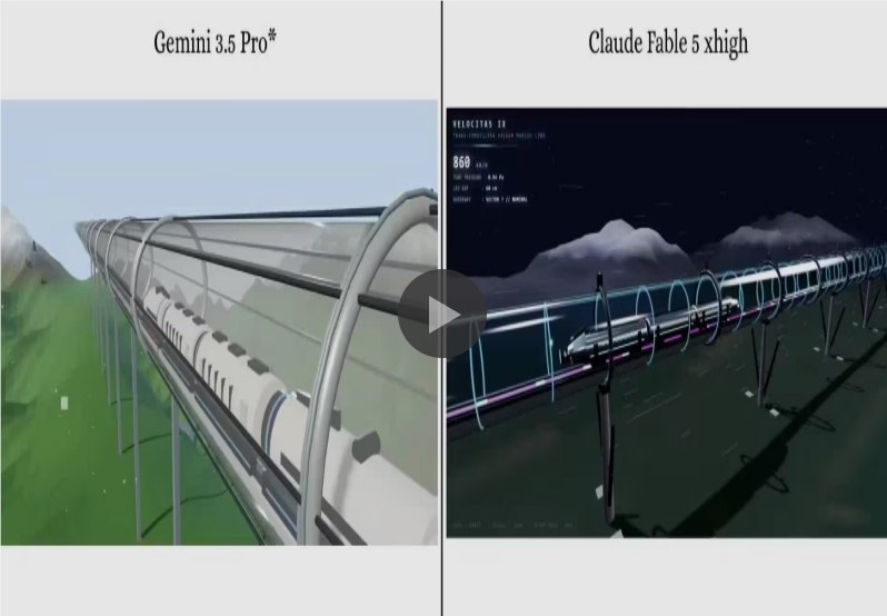 挑战 Claude Fable 5：谷歌 Gemini 3.5 Pro 即将登场，推理能力再进化在人工智能领域激烈的产品迭代竞赛中，谷歌似乎正酝酿着下一轮重磅出击