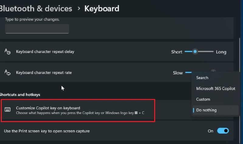 微软Windows 11预览版测试“禁用Copilot”按键功能 但硬件标准依然未变尽管微软依然坚持将配备Copilot物理按键作为定义“AI PC”的核心硬件标准之一，但在遭到大量用户的批评与反弹后，该公司终于在软件层面做出了实质性退让