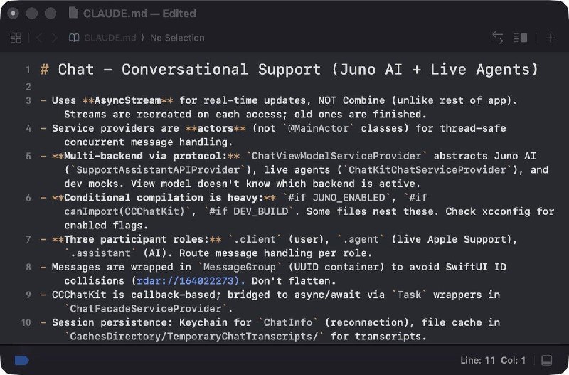 苹果紧急推送 Apple Support 5.13.1 删除 Claude 文件苹果在 Apple Support 5.13 更新中，误将一份与 Anthropic Claude 相关的文件一并发布，随后又在 5.13.1 版本中将其移除