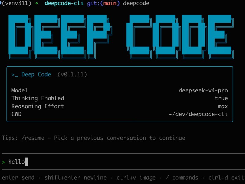 AI编程迎来“深度思考”：Deep Code正式适配DeepSeek-V4在AI编程工具日趋激烈的竞争中，一款名为Deep Code的开源终端编程助手近日引发了开发者关注