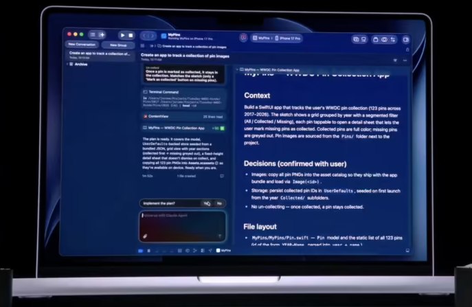 苹果 Xcode 27 深度集成 AI 智能体，迎来“氛围编程”新时代在 2026 年全球开发者大会期间，苹果公司针对全新的“氛围编程”开发场景，对旗下集成开发环境进行了重大升级